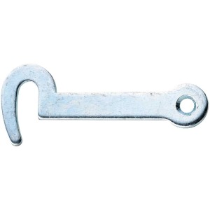 Gancio per casse Hettich, acciaio zincato, 70mm, per montaggio su casse e bauli.
