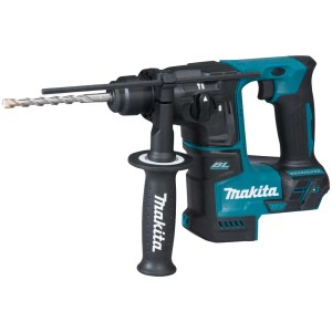 Perforateur burineur sans fil Makita DHR171ZJ (sans batterie) avec foret, bleu et noir. Mandrin SDS-Plus.