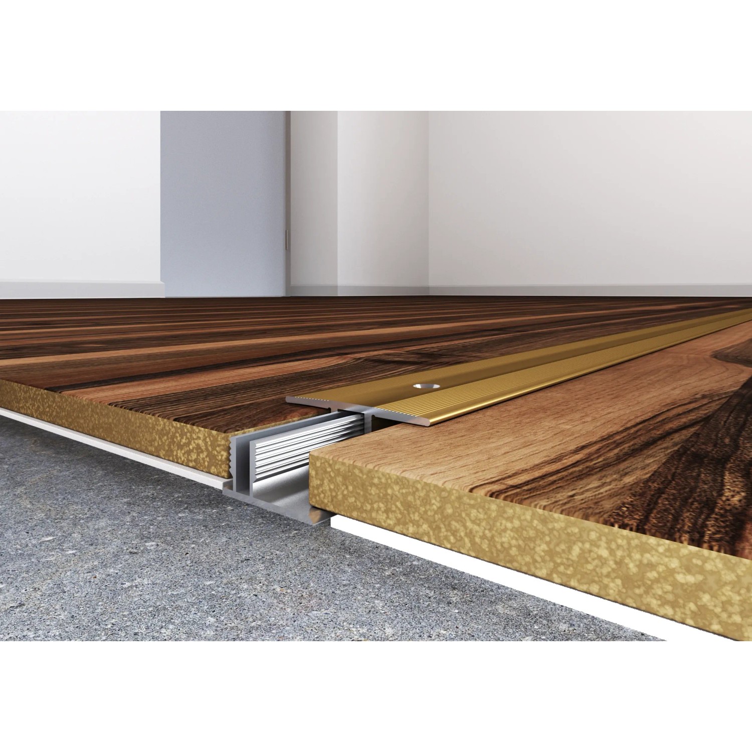 Schwebendes Alkovenregal 1500 X 280 X 48 Mm Grün MDF, Inkl