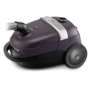 Aspirapolvere a traino Trisa Comfort Clean T3788, viola e nero.