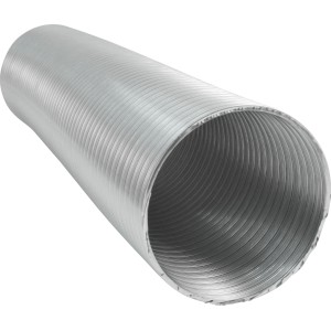 Tubo flessibile Marley Alu-Flex, diametro 100 mm, lunghezza 2,5 m per sistemi di ventilazione.