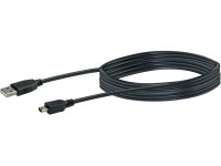 Schwaiger® Cavo di allacciamento USB 2.0 Nero lunghezza 1 m