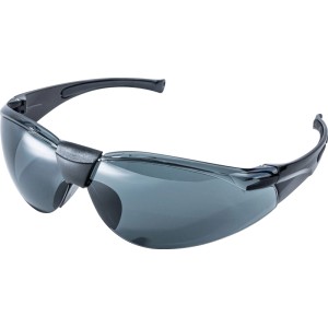 Lunettes de protection foncées LUX-TOOLS : Protection oculaire avec verres foncés en polycarbonate résistant aux rayures et monture en plastique léger.