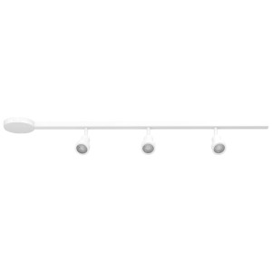 Weisses Eglo EasyTrack Schienenleuchten-Set mit 3 LED-Spots aus Aluminium für flexible Beleuchtung.
