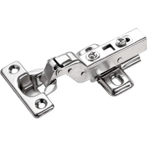 Mini cerniera Hettich, cerniera a clip con ammortizzazione, per ante interne.