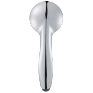 Pommeau de douche chromé Diaqua Vala One PCR avec jet unique et raccord 1/2 pouce.