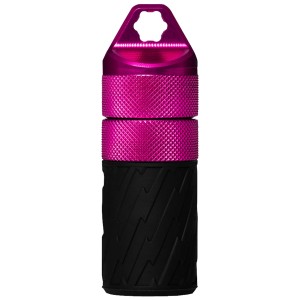 Muc-Off eBike Drivetrain Tool : Boîtier en aluminium rose avec embouts pour l'entretien de la chaîne.