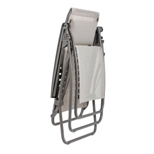 Lafuma Relaxsessel Zen Edition Batyline II Seigle pieghevole con accessori.
