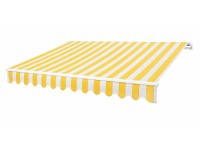 Gelenkarm-Markise Gelb-Weiss-Creme 300 x 200 cm Gelenkarm-Markise Gelb-Weiss-Creme 300 x 200 cm