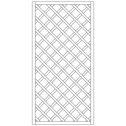 Neogard Rankzaun kesseldruckimprägniert Grün 90 x 180 cm