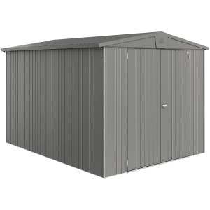 Abri de jardin métallique Biohort Europa, gris quartz métallisé, 6,8 m².