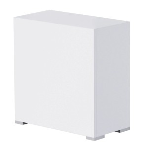 Meuble pour aquarium Oase StyleLine 125 blanc, design simple avec espace de rangement.