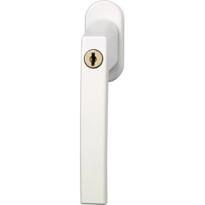 Poignée de fenêtre verrouillable Abus FG210 W, blanc. Verrou de fenêtre, convient aussi comme sécurité enfant.