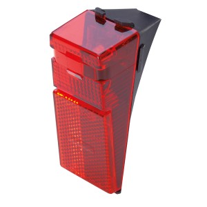 Luce posteriore a LED Prophete per parafango, rossa, per dinamo.