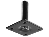 Hettich Tischbein-Montageplatte mit M10 Gewinde 90 x 90 mm