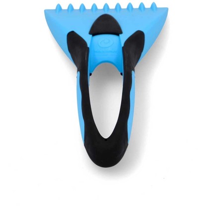 Nigrin Eisschaber 2K Polyurethan Schwarz-Rot mit Softgriff 25 cm