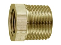 Gewinde-Reduzierstück konisch ISO 7/1 Messing blank 1/2 Gewinde-Reduzierstück konisch ISO 7/1 Messing blank 1/2