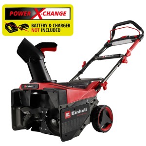 Fraise à neige sans fil Einhell GP-ST 36/53 Li E BL-Solo, rouge/noir. Batterie/chargeur non inclus.