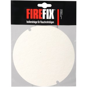 Isolation Firefix pour coudes de tuyaux de fumée, insert résistant à la chaleur pour accessoires de cheminée et de poêle.