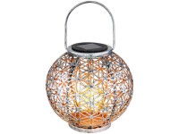 Globo LED-Solarleuchte Laterne Metall