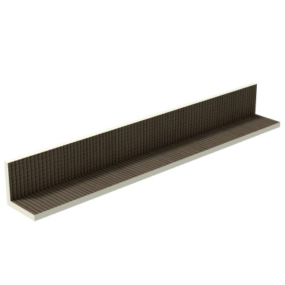 Ultrament Contenitore per tubi 15 x 15 cm / lunghezza 2,6 m