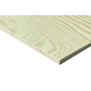 Helle Kiefer Sperrholzplatte, 12 mm stark, für Möbelbau und Bastelarbeiten.