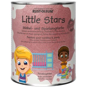 Barattolo di vernice metallizzata per mobili Little Stars Paradise Gardens, adatta per mobili e giocattoli per bambini.