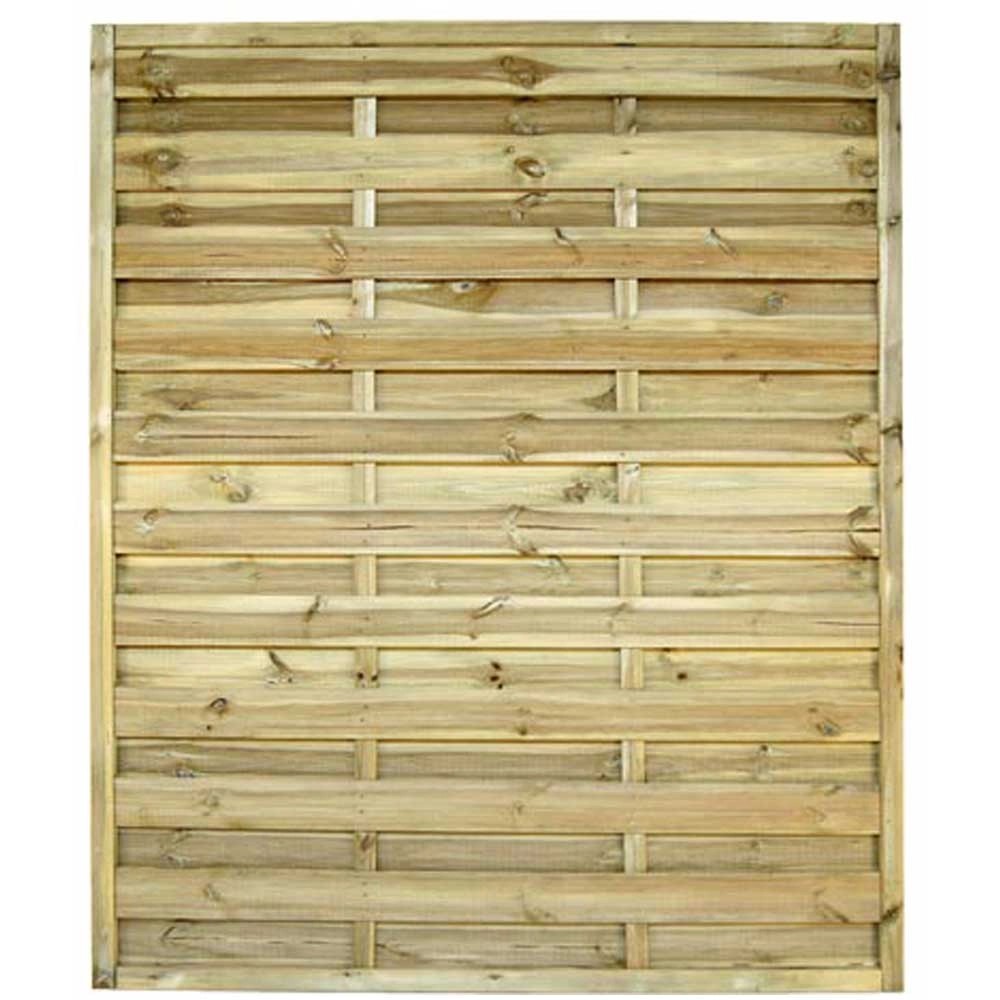 Pletscher Sichtschutzzaun Rhodos Kiefer Grün imprägniert 180 x 150 cm