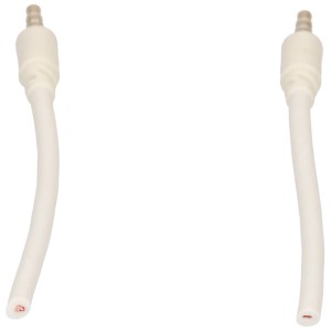 Câble audio stéréo blanc Schwaiger, 1,5 m, pour connexion jack.