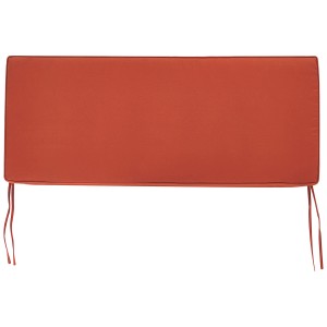 Coussin rouge Beliani pour banc de jardin Sovana, 50x108x45 cm, avec attaches pratiques.
