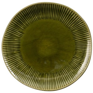 Piatto da dessert verde Mica Decorations Nusa (Ø 17 cm) della categoria stoviglie.