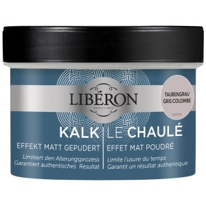 Libéron Kalkeffektfarbe Le Chaulé Taubengrau, 0,25 l Dose für authentische Holzmöbel.