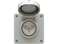 Steckdose Exo 1 x Typ13 IP55 Lichtgrau Gr. 1 x 1 Steckdose Exo 1 x Typ13 IP55 Lichtgrau Gr. 1 x 1