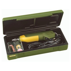 Proxxon FBS 240/E trapano di precisione in valigetta con accessori.