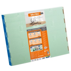 Sous-couche parquet et stratifié Selitac, épaisseur 5 mm, rouleau de 5 m² pour isolation phonique.