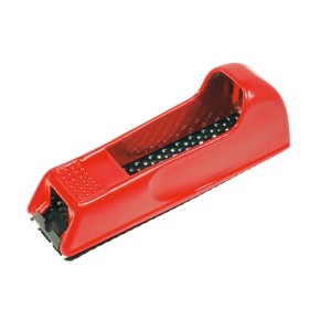 LUX Block râpe Bois Comfort, râpe rouge pour bois, plastiques et plaques de plâtre.