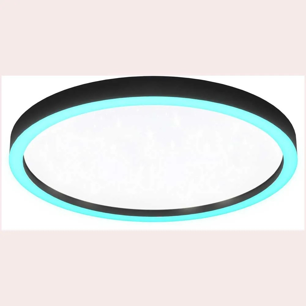 EGLO Connect.z Smart LED Deckenleuchte – 42 Cm, RGB, Dimmbar, Mit App & Sprachsteuerung