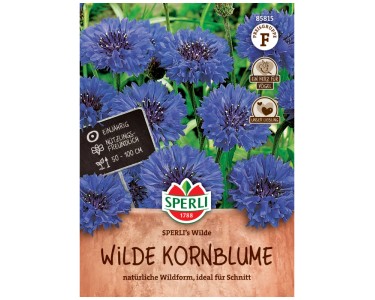 Sperli Wilde Kornblumensamen – Mehrjährige Lilablau Blühende Blumen Für Beet & Schnitt