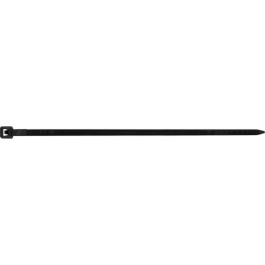 Collier de serrage noir du set de 50 colliers de serrage.