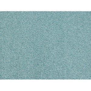 Moquette turquoise Verona au mètre, largeur 400 cm, gros plan sur la texture.