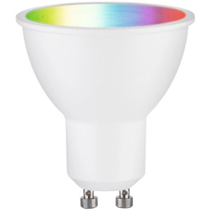Lampadina LED Paulmann GU10, 4,8 W, con cambio colore per illuminazione d'atmosfera.