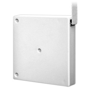 Enrouleur Schellenberg Mini blanc pour volet roulant avec sangle.