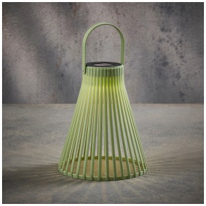 Grüne Luca Lighting LED Solar Laterne, Ø 20 cm, Höhe 24 cm, für Gartendekoration.