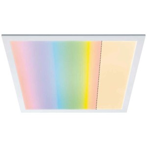 Panneau LED Paulmann Amaris, blanc, avec changement de couleur RGBW, 595x595mm.