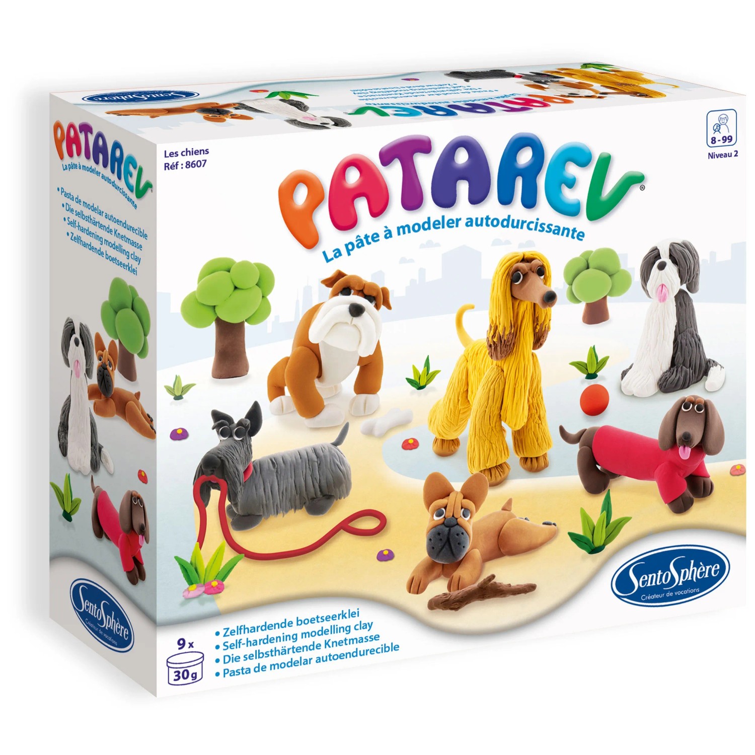 Pâte à modeler Patarev : Blister Cactus - Jeux et jouets Sentosphère