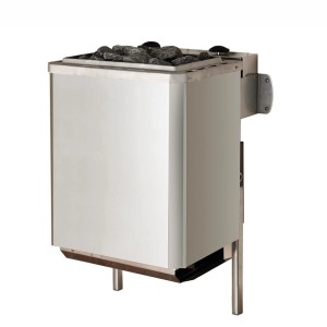 Poêle de sauna Weka Compact 5,4 kW avec pierres de sauna, boîtier en acier inoxydable pour cabines de 5 à 8 m³.