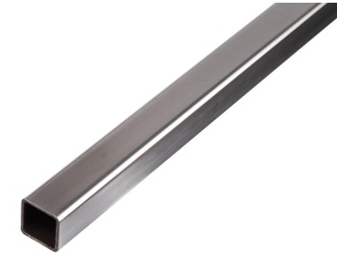 Produktbild von B&T Vierkantrohr 25x25x2 Mm – ST37 Schwarz, 1000 Mm, Geschweißt, Für Stahlkonstruktionen