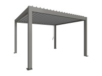 Biohort Pergola Gr. 4 x 3,5 quarzgrau/silber-metallic