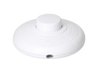 Fusstretschalter 1-polig AUS 2(1)A Weiss