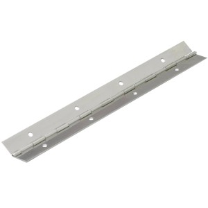 Cerniera a nastro Hettich, acciaio nichelato, 1200x32mm, per mobili e ante, accorciabile.